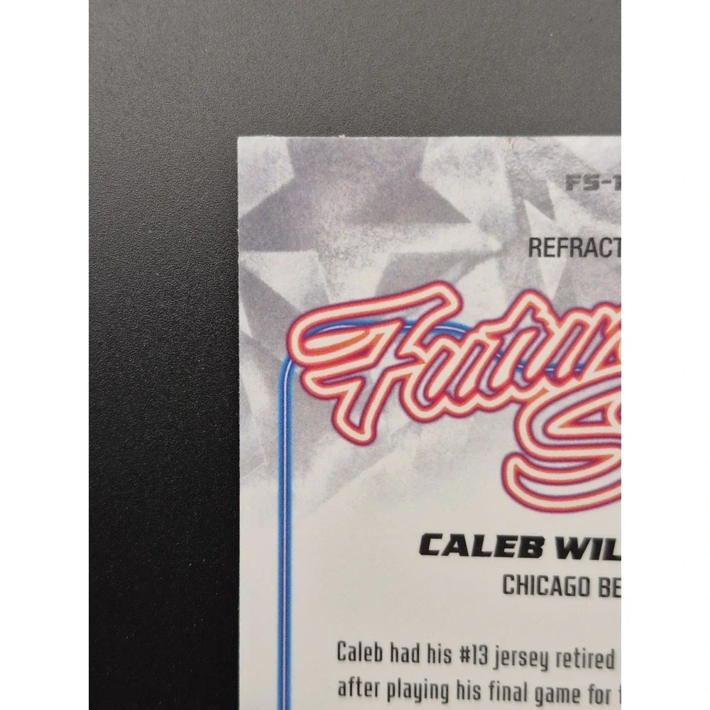 2025 Topps Chrome Caleb Williams #FS-1 Future Stars Refractor Chicago Bears